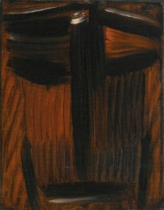 Meditation; Black- Orange Glowing