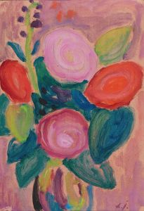 Blumenstrauss in Vase