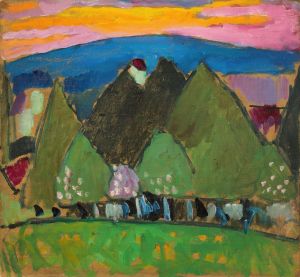 Landschaft mit Bäumen