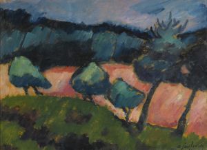 Bäume und Dünen in Prerow