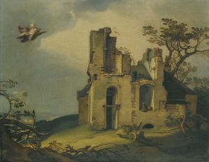 A Landscape With Ruins, With The Rape Of Ganymede
