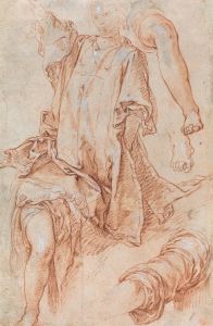 Studies of Legs and Drapery