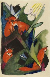Four foxes