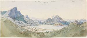 Brasilianische Gebirgslandschaft am Meer