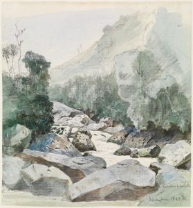 Gebirgsbach in Cachoeira do Marmello