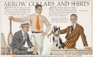 Arrow collars & shirts. Saturday evening post