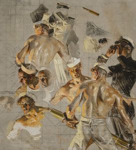 US Navy Sailors, Collier’s magazine cover study
