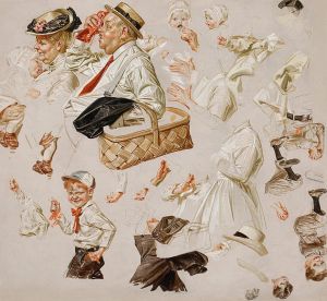 Study for the Saturday Evening Post cover, July 3