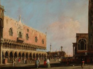 View of the Piazzetta San Marco Looking South