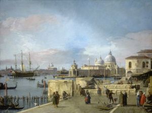 Entrance to the Grand Canal from the Molo,Venice