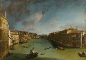 Grand Canal from Palazzo Balbi towards the Rialto