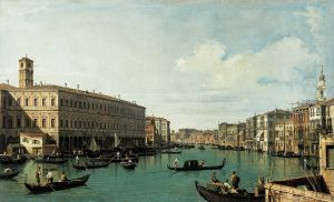 Le Grand Canal, vu du pont du Rialto