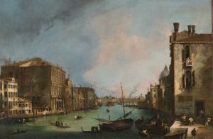 The Grand Canal in Venice with the Palazzo Corner Ca’Grande